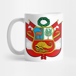 Escudo del Perú - Peru coat of arms - clean design Mug